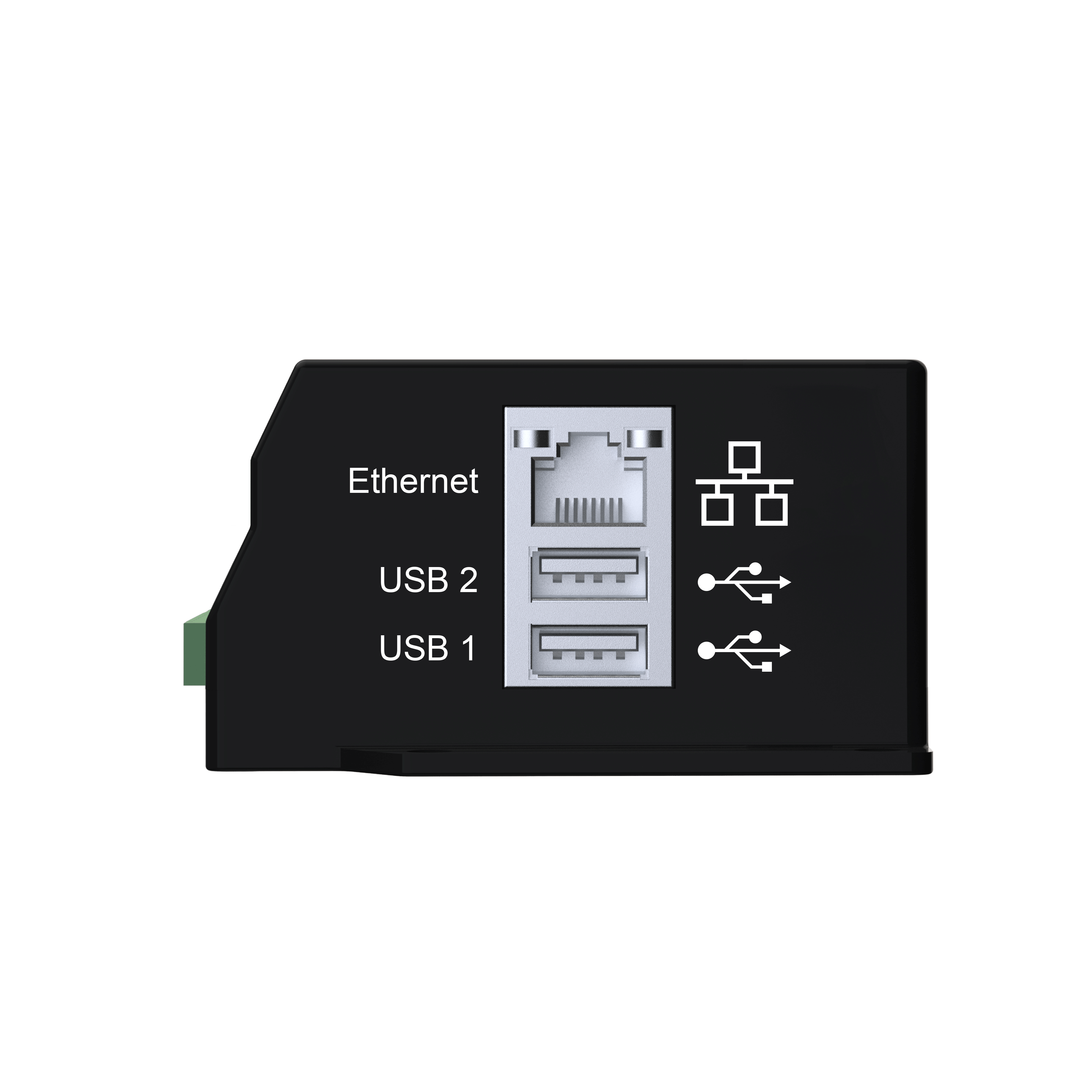 센스웨이 코어 USB 포트 및 DC 전압 포트 구성