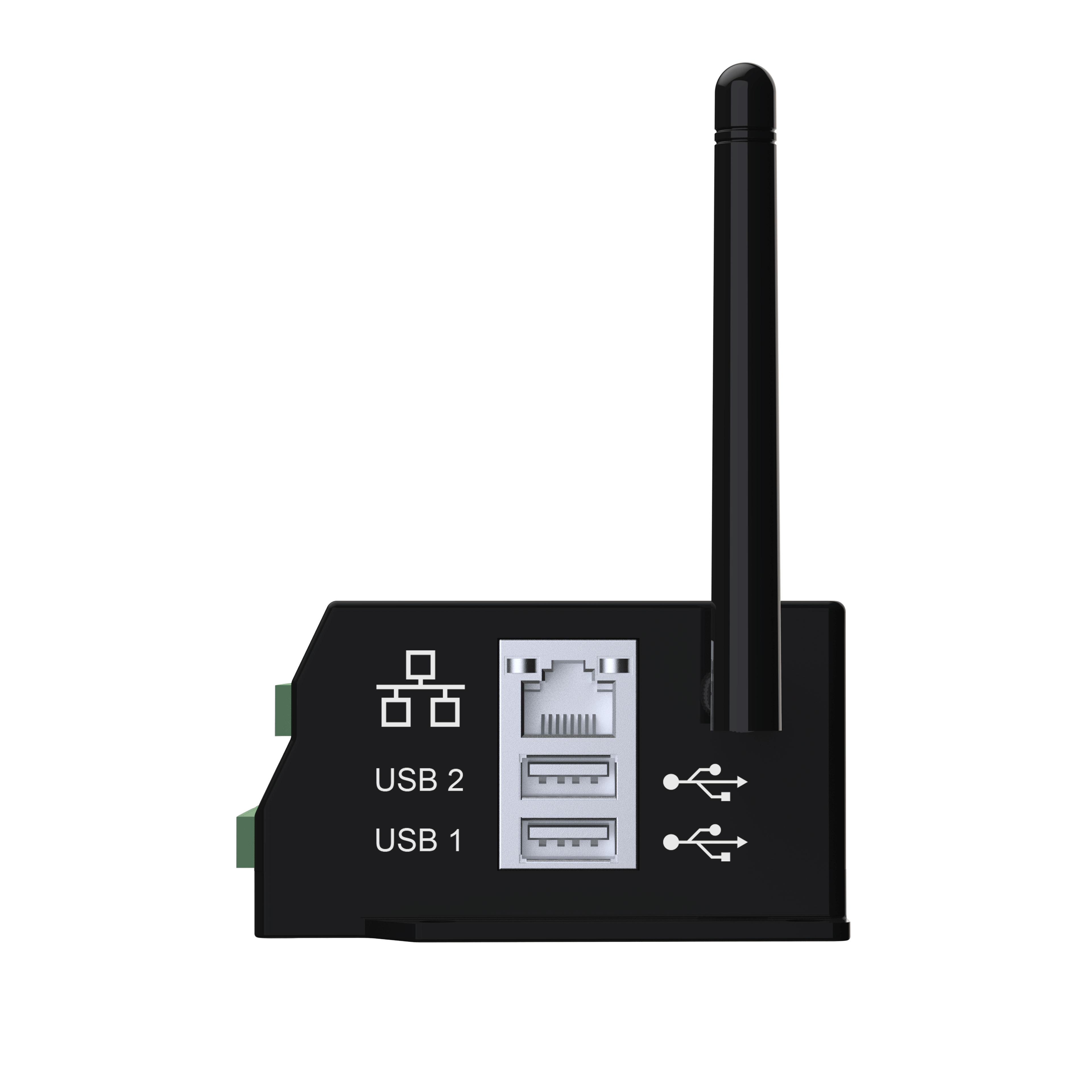 센스웨이 와이파이 프로 USB 입력과 DC 포트 구성